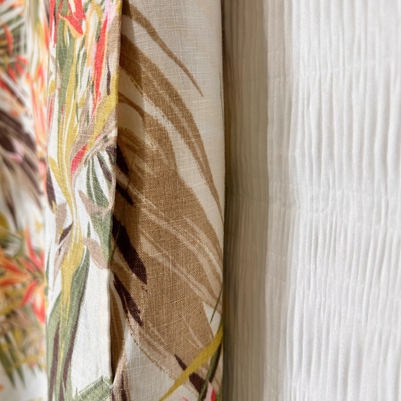 J. Jill Green and Orange V-Neck Sleeveless Mini Sundress - Picture 6 of 12